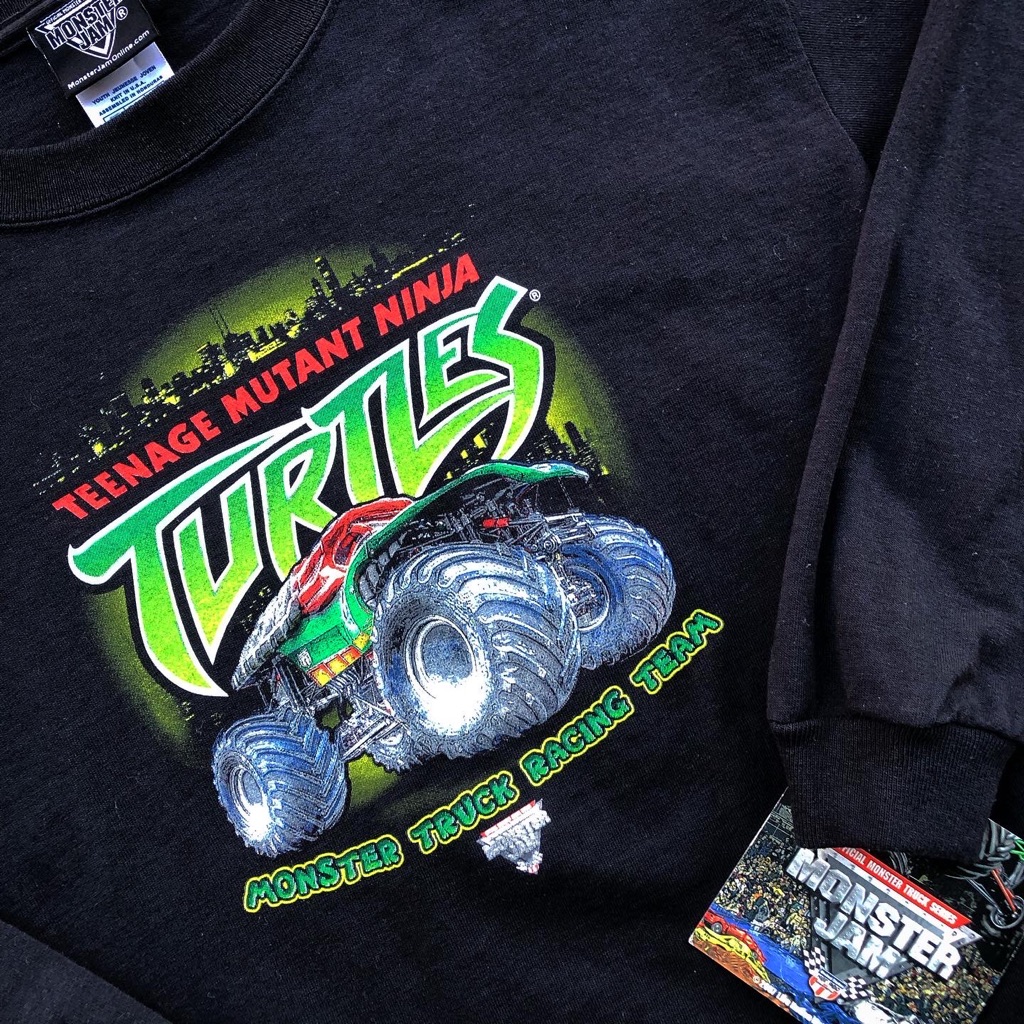 07 Tmnt Racing Team Monster Jam Long Sleeve Shirt  Brand New W Tag
